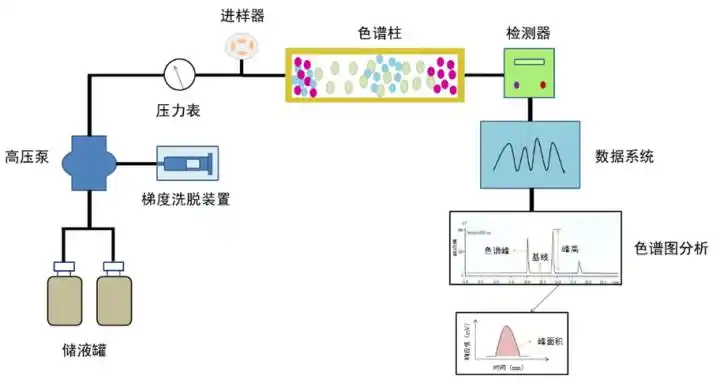 高效液相色谱的工作原理及常见类型