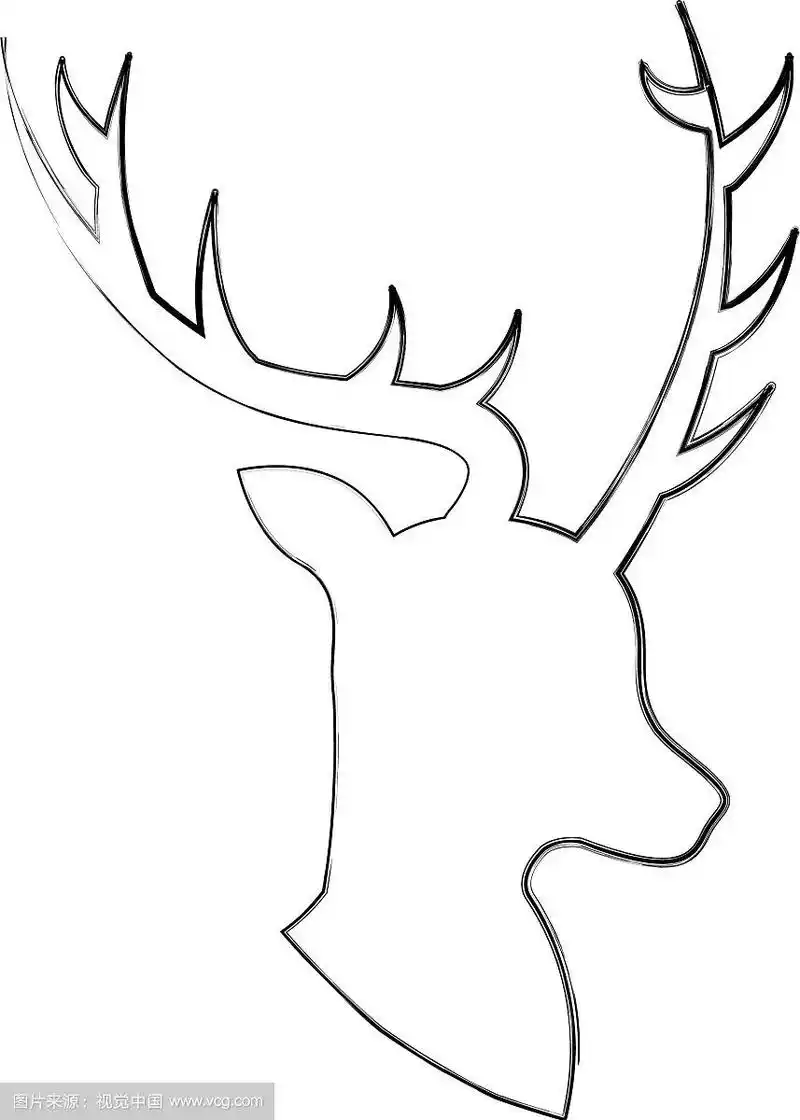 圣诞装饰动物鹿角