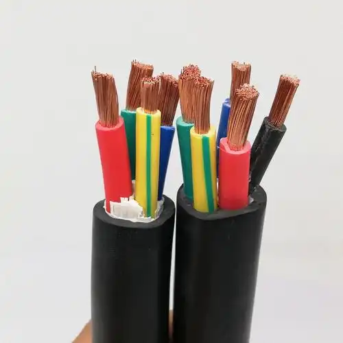 铜芯4 5芯电线rvv1.5 2.