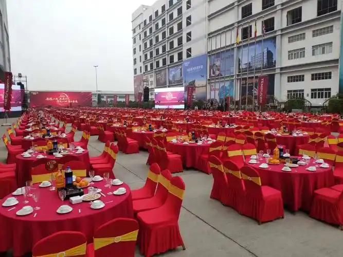 大盆菜大型宴会活动大盆菜260桌公司年会活动现场