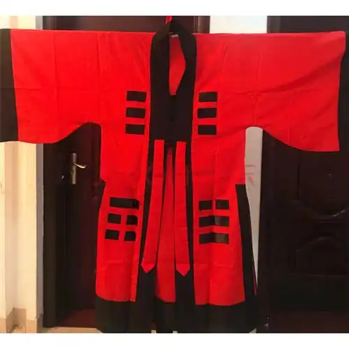 道教法衣 八卦经衣 林正英同款 红色道服 道袍 法
