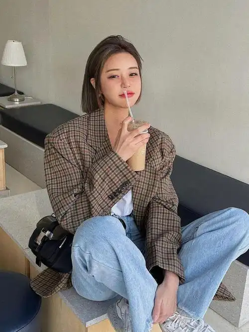 韩系ins博主穿搭春天必不可少的西装外套