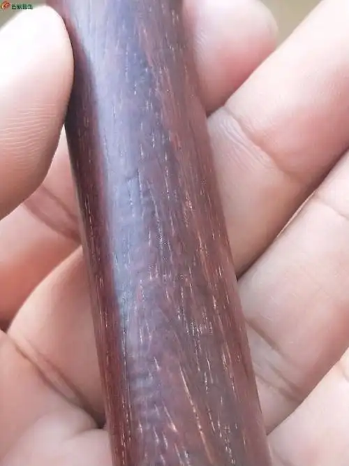 清代益德堂款印度小叶紫檀木秤杆残件