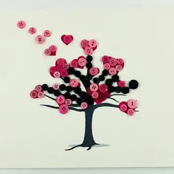 卡纸粘贴画 a4贴画儿童彩色纽扣粘贴画diy手工制作材料包幼儿园卡纸