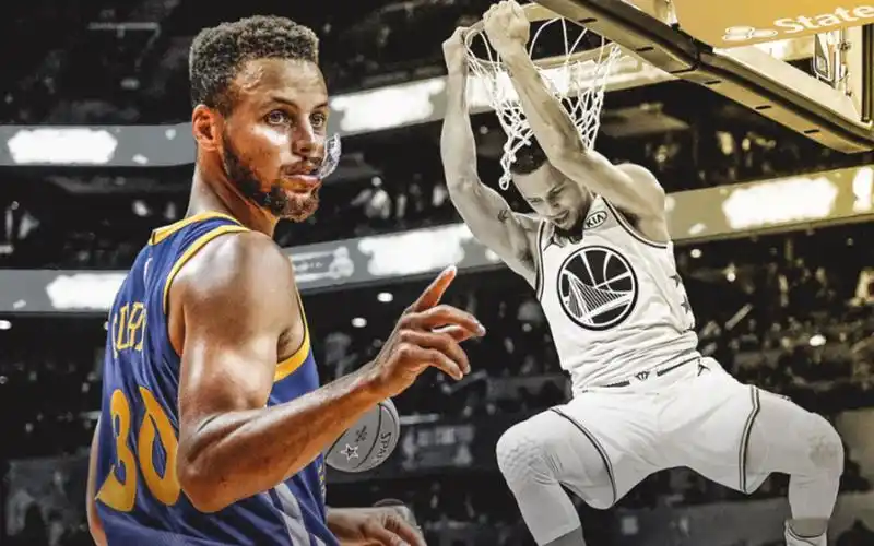 金州拉文?勇士官方晒库里扣篮视频,但我却忘不掉他的地滑之秀