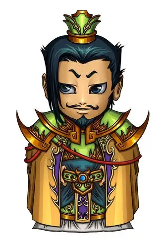 q版袁绍640*960高清手机壁纸