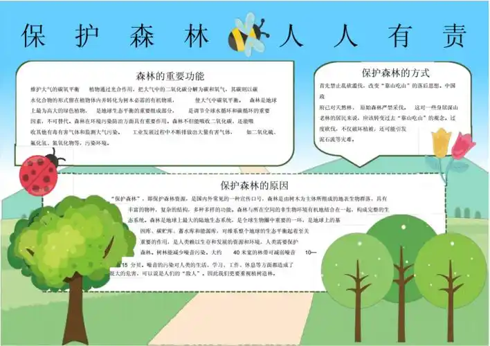 保护森林人人有责手抄报.docx