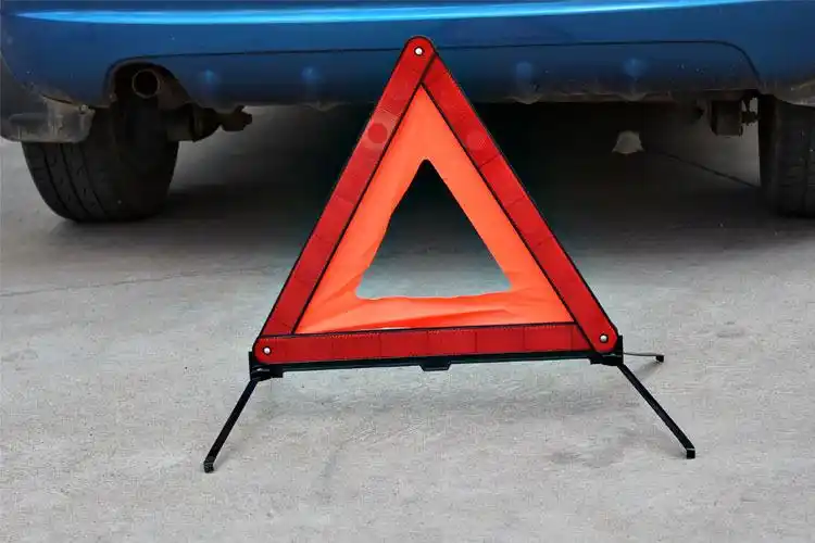 汽车三角架三角架警示牌盒装yk-6车用反光停车警示架三脚架可折叠