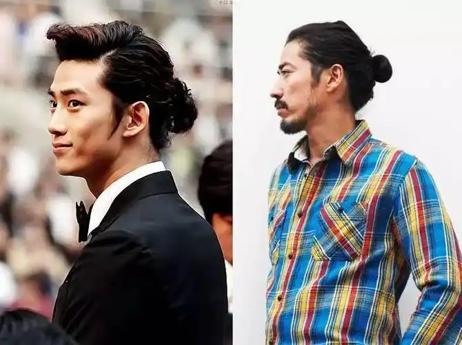 男士长发发型图片帅气的男中长发发型