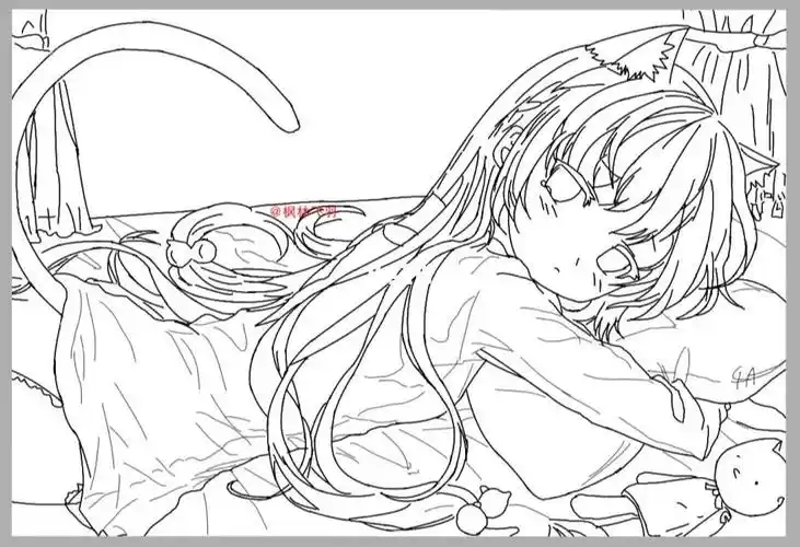 猫耳少女系列绘画学习