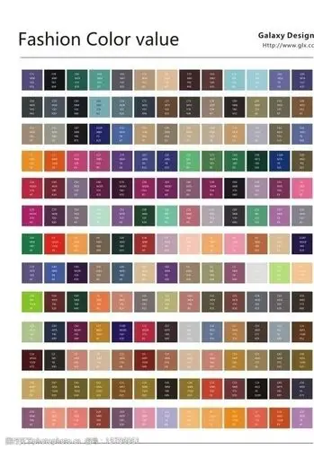 关键词:设计常用时尚色标 cmyk 色卡 颜色标准 时尚颜色 广告设计
