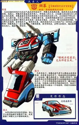 老版变形金刚g1里有几个人物一直没分清