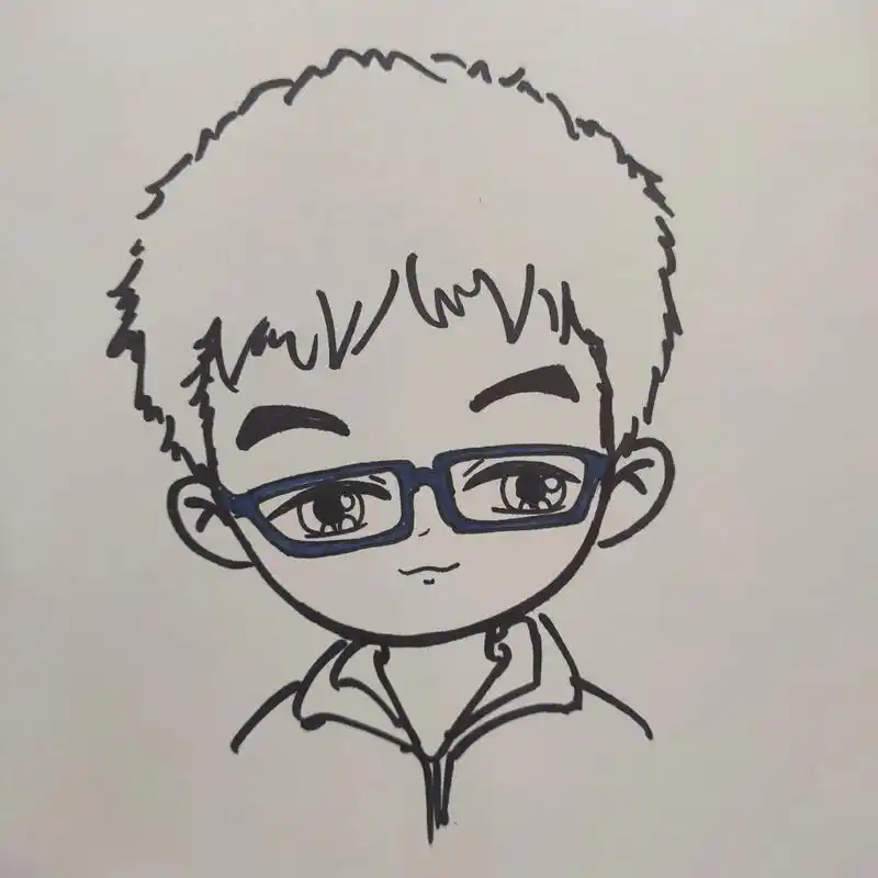 q版手绘男生头像‖发型参考 最近工作要求给学生们画头像. 记录一下.