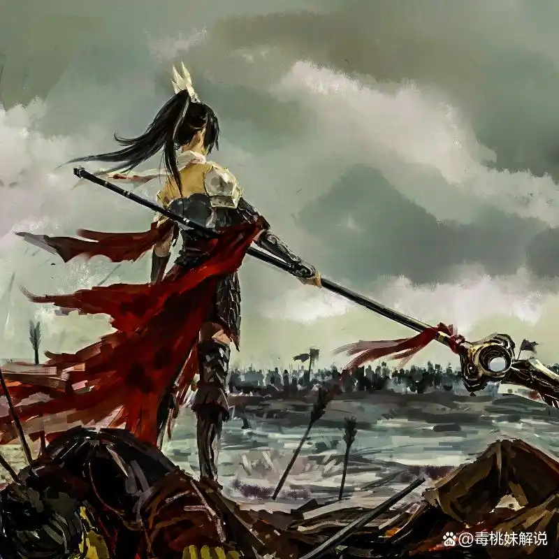 古风霸气侠女将军女头像