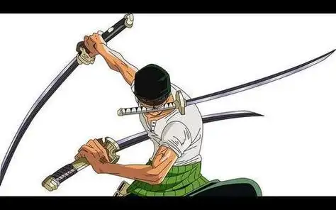 海贼王索隆三刀流简笔画