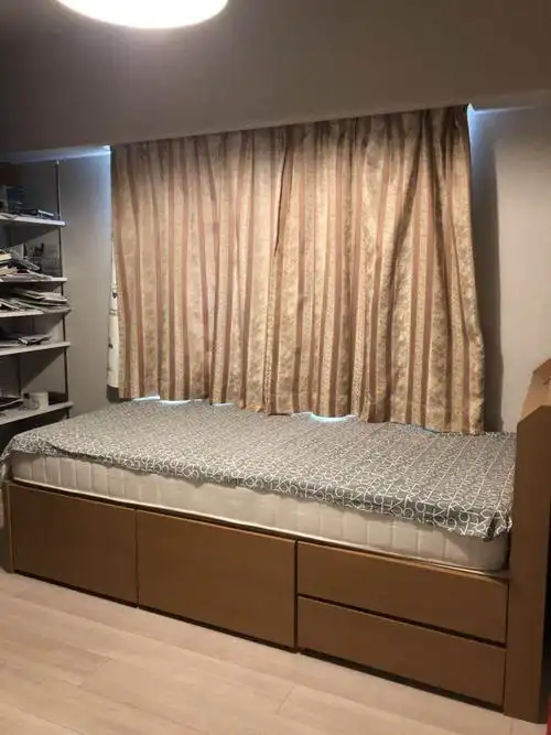 无印良品单人床十床垫