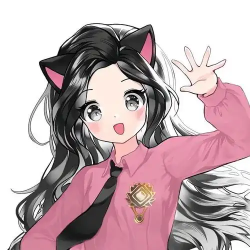 卡通头像丨可爱粉色系少女心卡通动漫女生头像