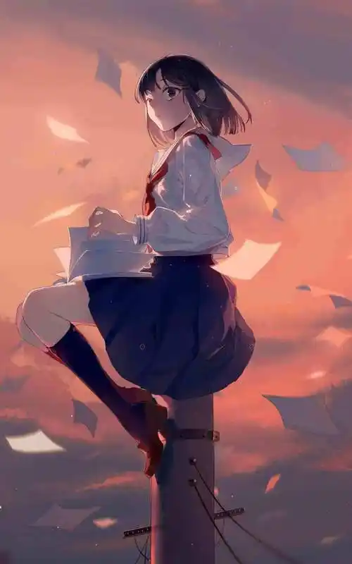 二次元壁纸锁屏背景名片漫图