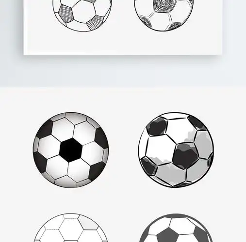 首页 设计元素 装饰图案 装饰图案 >创意黑白足球矢量元素设计 千图网
