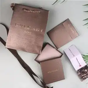 宝格丽bv饰品包装盒项链盒电子保卡bv小红人礼品盒丝带证书