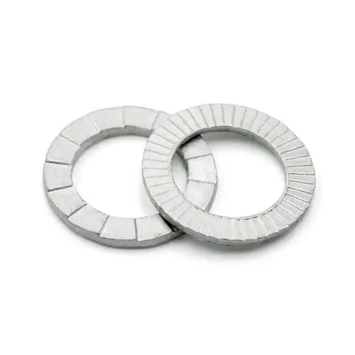 厂家直销din25201防松垫圈 双叠自锁垫圈嵌入式锁紧垫片镀达克罗