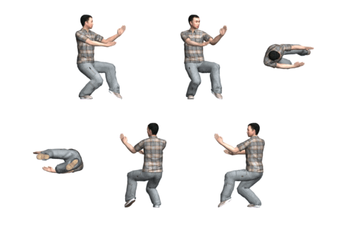 "二十四式太极拳"动画教学