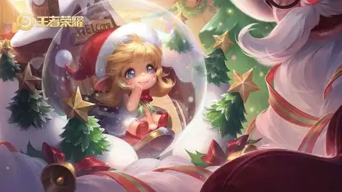 王者荣耀蔡文姬奇迹圣诞新皮肤原画图片