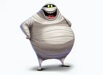 来自埃及的神秘木乃伊,每次登场总是夹杂着沙子,因此常常为旅社带来