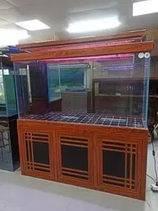 鱼缸出售方缸:长一米宽80高80总高一米6底滤总长8t_1479481557422