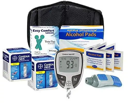 bayer contour next ez meter,100 bayer contour next test strips