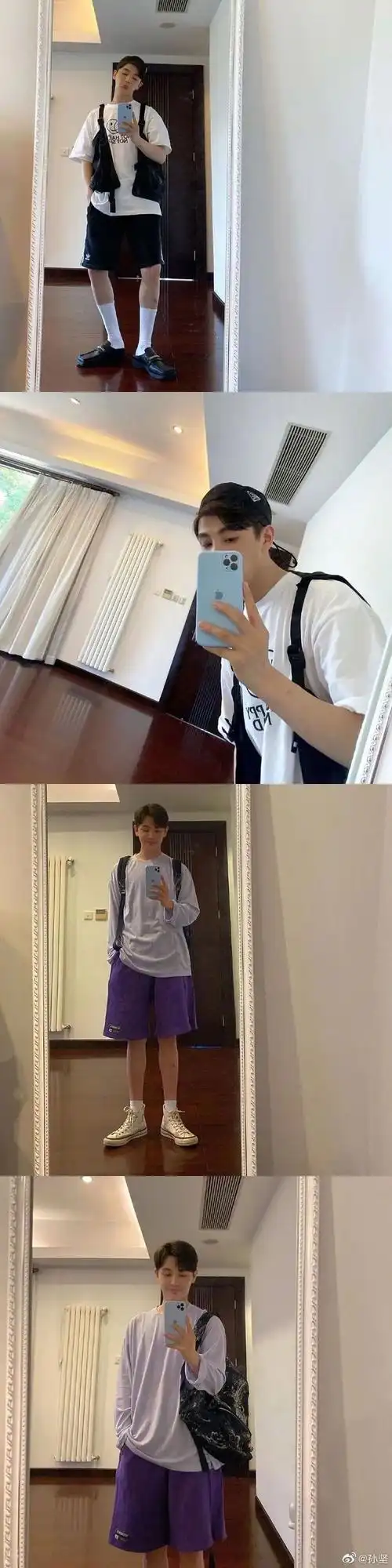 摄影技巧多图预警男生对镜自拍姿势合辑