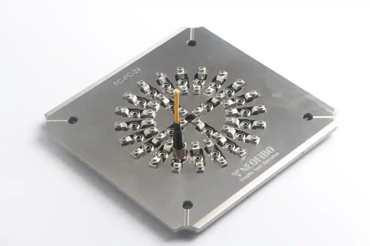 厂家供应光纤研磨夹具24芯fc光纤连接器pc端面光纤研磨盘现货