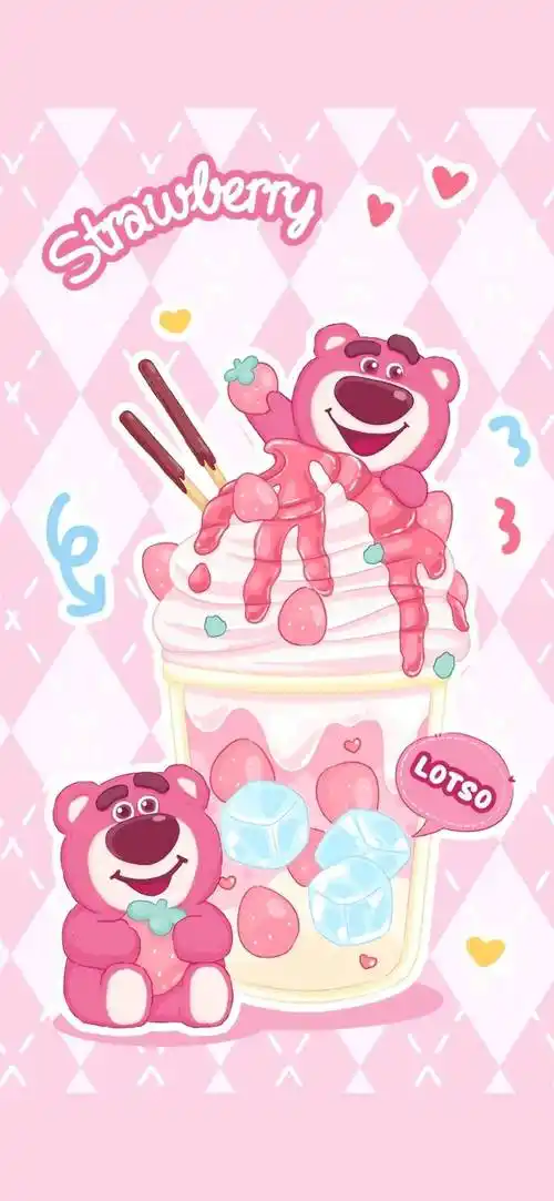 专题|草莓熊 高清壁纸合集