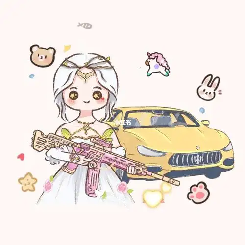 和平精英客单|吃鸡q版闺蜜头像 金玛&粉玛_头像_和平精英_北京798