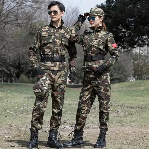 户外正品迷彩服套装男女军训特种兵作战服军工作服作训外套