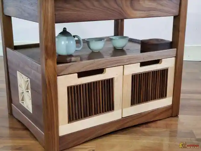 木工爱好者 第二十二届信民木工diy达人大赛 四等奖 -- 移动茶桌