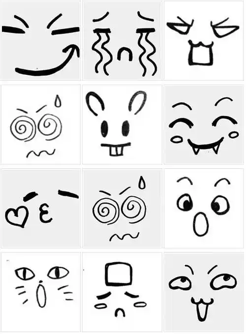 简笔画小表情1000个简笔画手绘小表情存住慢慢画50简笔画小表情大合集