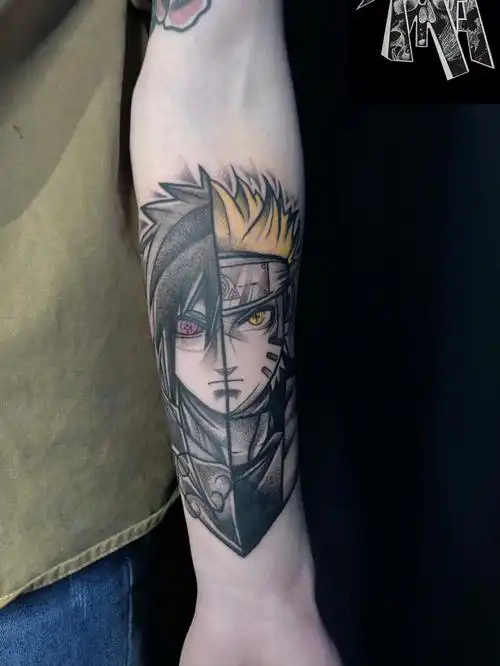 手腕旧纹身遮盖