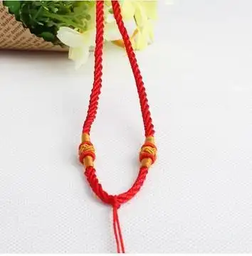 包邮 本命年保平安红绳项链 男女款 韩国时尚饰品 生日礼物