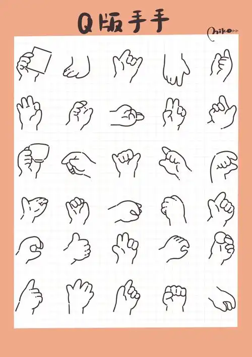 控笔练习  #procreate绘画  #零基础学画画  #q版手画法  #手势画法