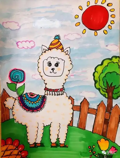 【范画作品】哇噻!好美的创意儿童画作品,创意感爆棚