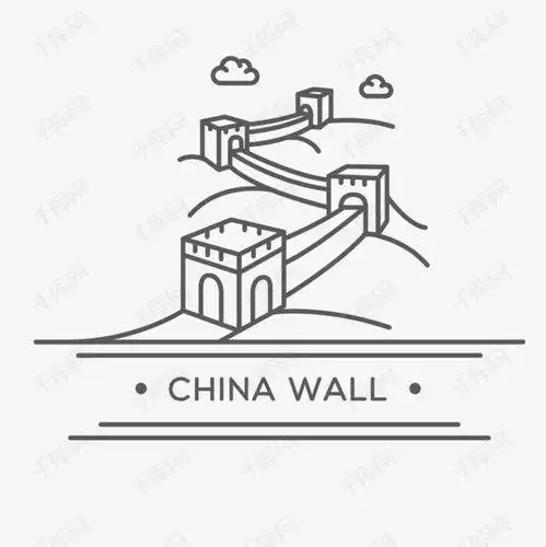 宏伟长城长城建筑烽火台简笔画的画法图片长城简笔画 嘉峪关长城的