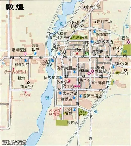 敦煌地图地形版