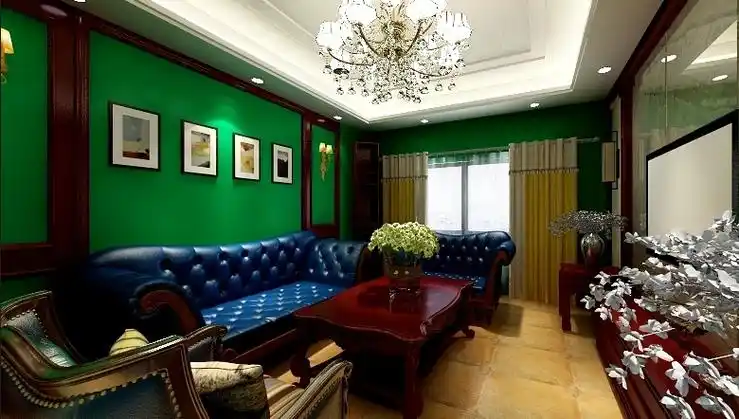 墨绿色的墙面应该怎么搭配颜色?