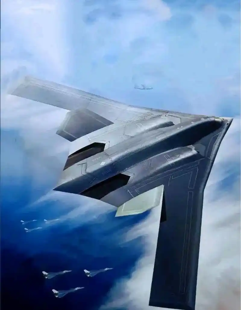 长春航展轰20模型与外界此前的猜测出入较大,虽然总体上的飞翼布局和