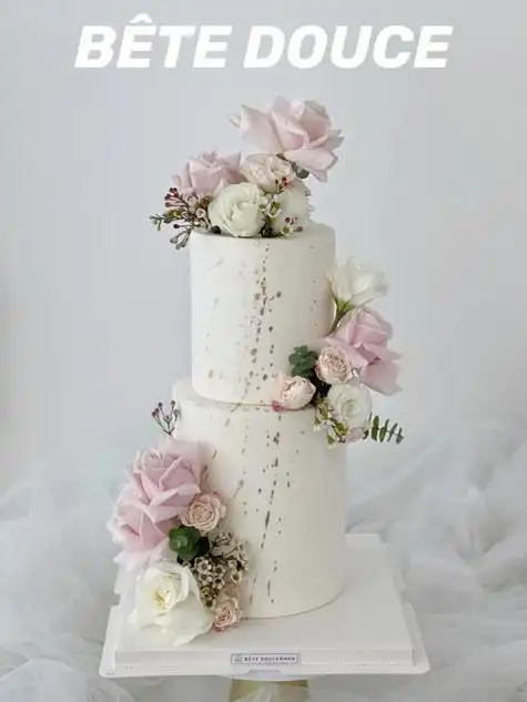 生日蛋糕女生ins高级感仙女双层鲜花生日蛋糕女创意