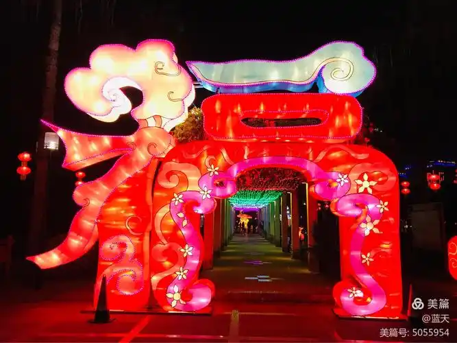 漳浦春节花灯彩灯