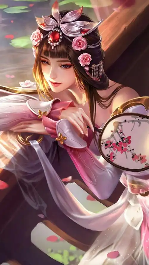 游园惊梦手机壁纸甄姬