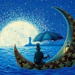 卡通月亮头像图片大全