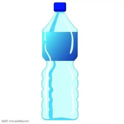 装水的瓶子简笔画彩色